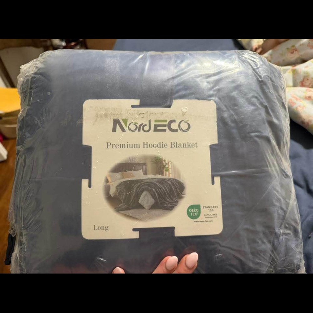 Premium Hoodie Blanket - Navy